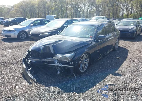 2017 BMW 740I из США, поврежденный, VIN WBA7E2C59HG739421